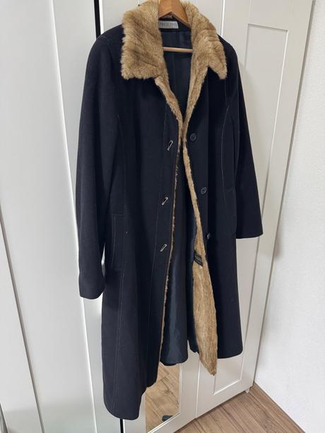 Dámsky teplý kvalitný kabát, xl