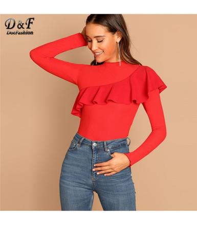Top ruffle, s