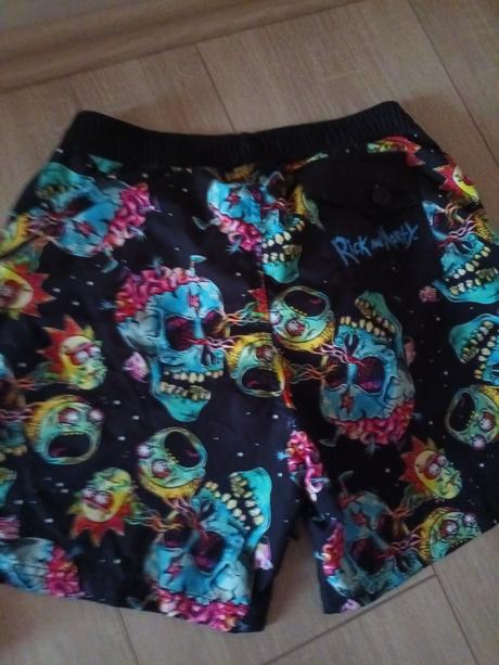 Plavkové šortky rick and morty, xs
