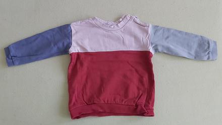 Mikina červeno-farebná h&m 86, h&m,86