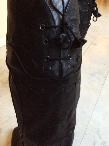 Luxusné kožené čižmy, 38