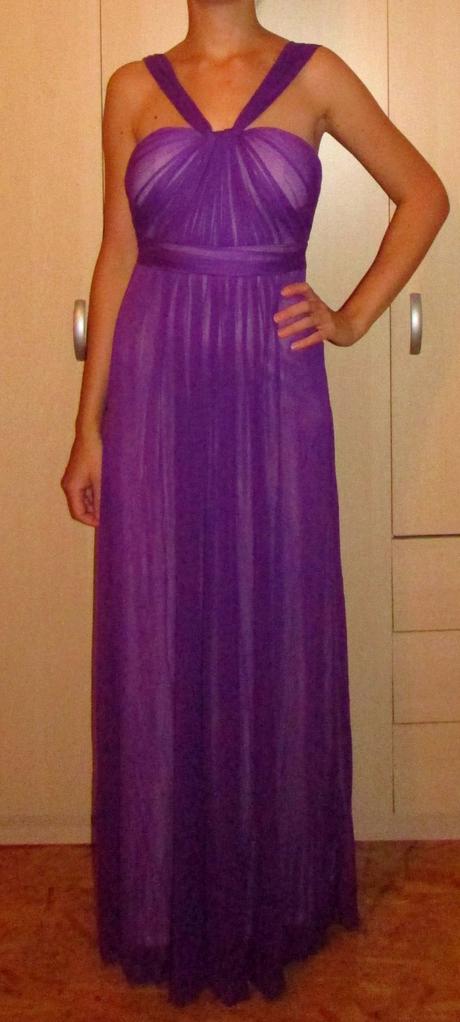 Dlhe fialove saty, ever-pretty,38