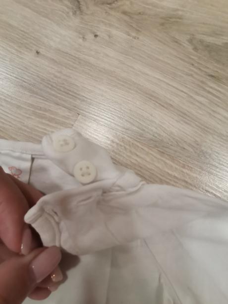 Dievčenské biele tričko, baby club,74