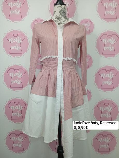 Košeľové šaty, reserved,s