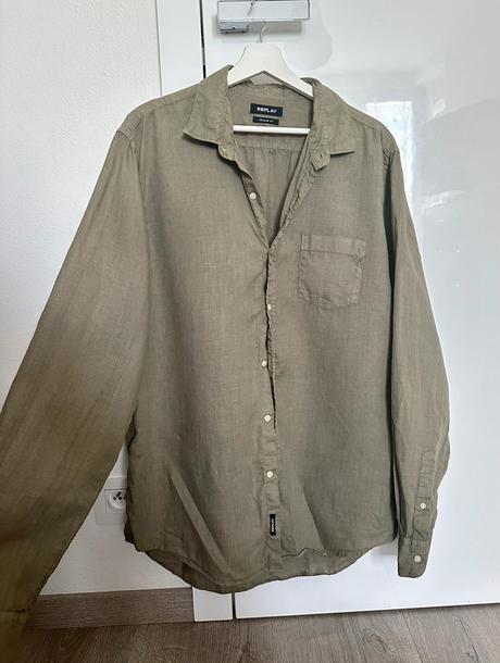 Replay panská košela ľan xl, replay,xl