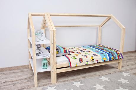 Drevená polica domček,rôzne veľkosti,