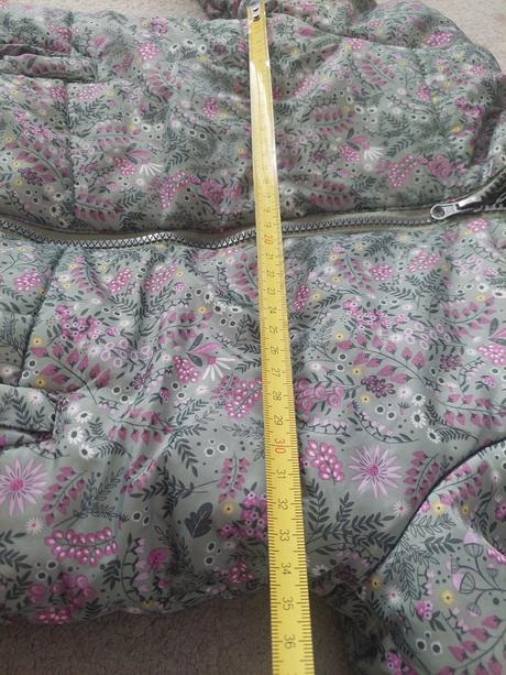 Zimná bunda kvetinkova-zelena veľ.110, pepco,110