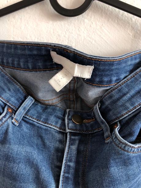 Modré rifle h&m/ dámske modré džínsy, h&m,34