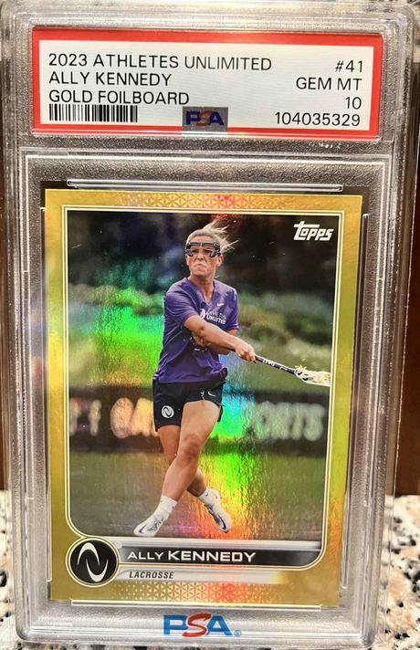 Športová karta - ally kennedy(lacrose), 