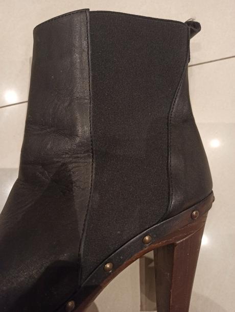 Členkové kožené čižmičky, 39