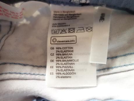 Riflové kraťasky h&m, h&m,140