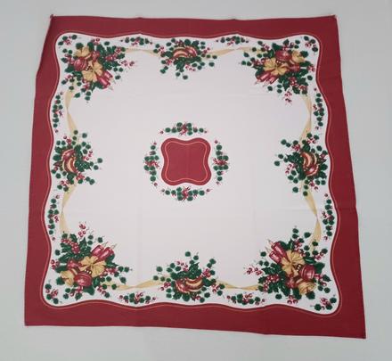Starší vianočný obrus 76x76cm, 