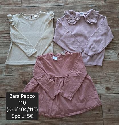 Tričká+svetrík, zara,104