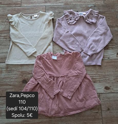 Tričká+svetrík, zara,104