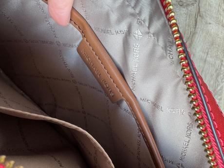 Michael kors kožená crossbody kabelka, michael kors