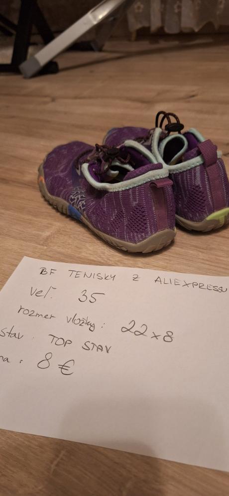 Barefoot tenisky z aliexpressu vel.35, 35