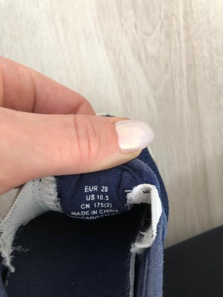 Tenisky - plátenky, h&m,28