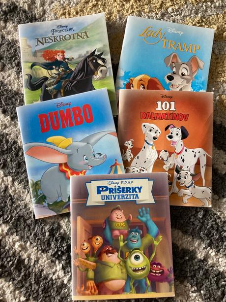 Disney mini knižky 5ks, 
