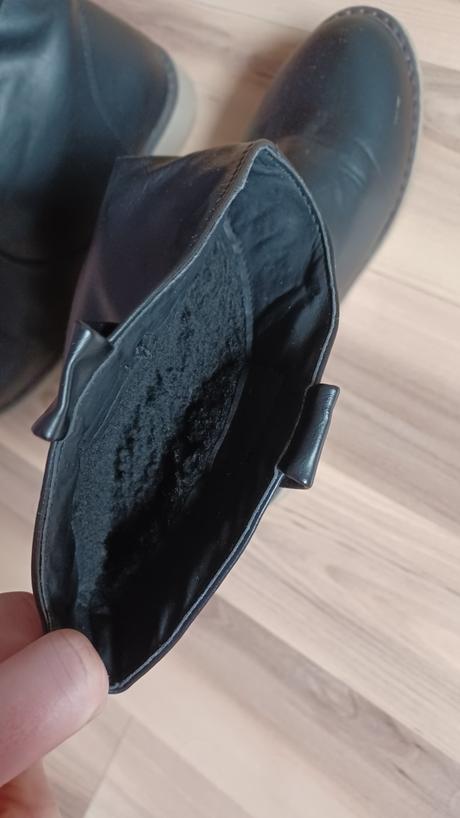 Čierne zateplené čižmy, 36