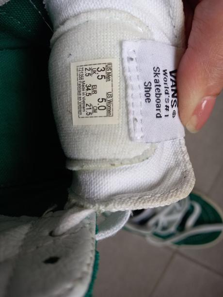 Členkové kožené vans topanky 34,5, vans,34