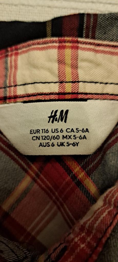 Košeľa, h&m,116