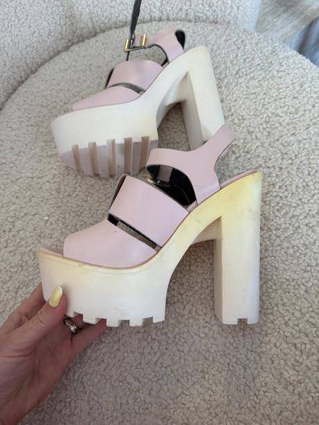 Sandále na platforme, river island,37