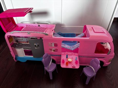 Mattel barbie dream camper veľký karavan, 