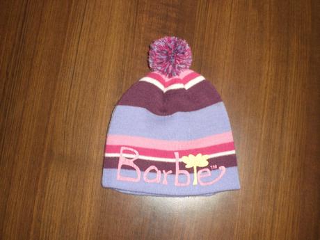 Teplá čiapka s barbie obvod 52 cm top stav 2-4 rok, 98