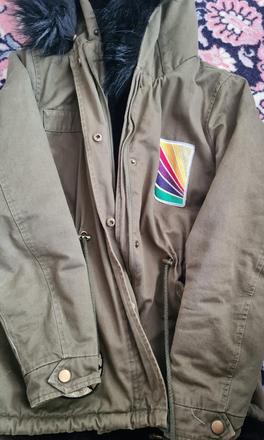 Zelena zimná bunda, m