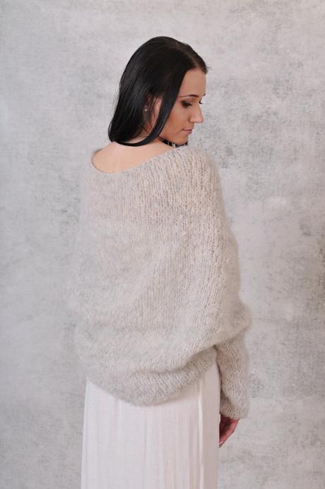 Mohérové dlhšie svadobné bolerko, 