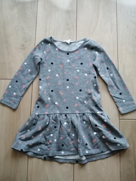 Bodkované šaty, h&m,104