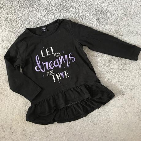 Cierne tricko s volanom, kiki&koko,104