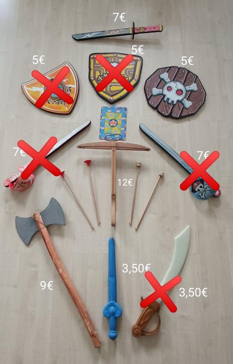 Nádherné bezpečné penové meče (a iné) + doplnky, 