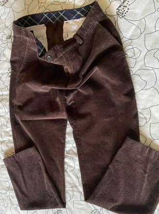 Pánske menčestrové nohavice brooks brothers v. 32, 32