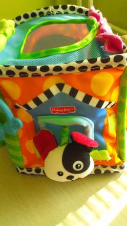 Skladacia akrívna kocka fisher price, 