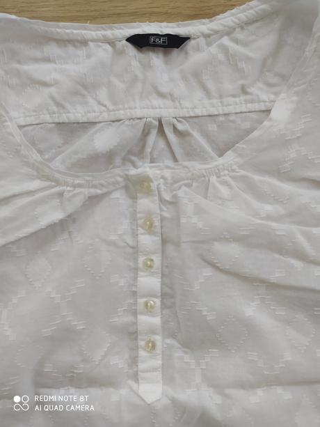 Biela blúzka, f&f,46