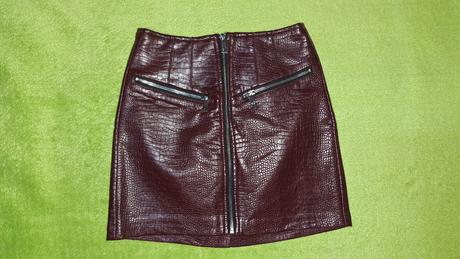 Koženná sukňa bershka, bershka,xs