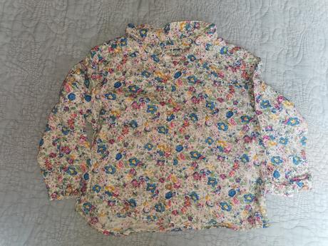 Kvietkovaná košieľka, zara,74