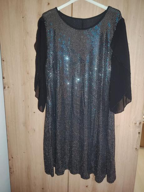 Krasne strieborne saty 3xl a 4xl, 4xl / xxxl