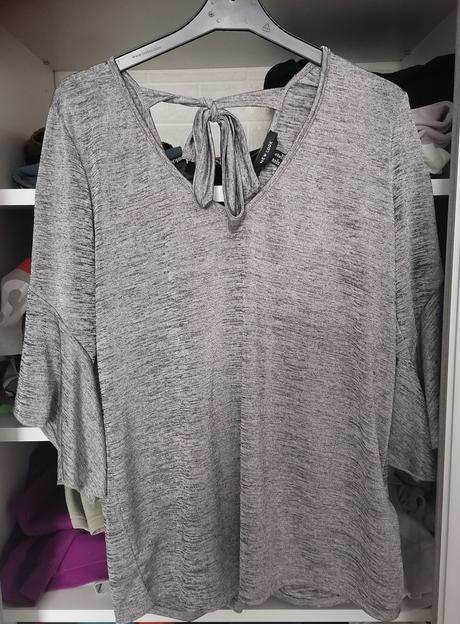 Dámske tričko - blúzka s mašľou - 42, new look,42