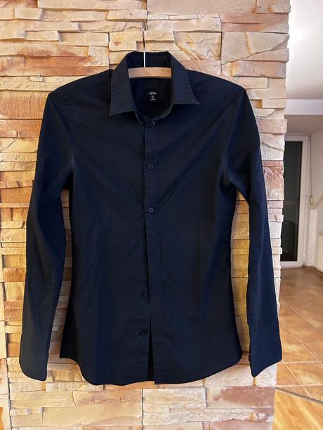 Čierna košeľa, h&m,xs