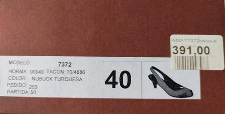 Sandále zo španielska, 40