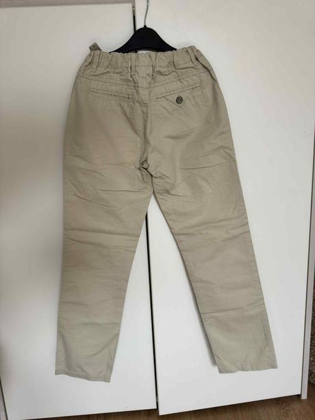 Ľahké letné bavlnené nohavice, nenosené, coccodrillo,140