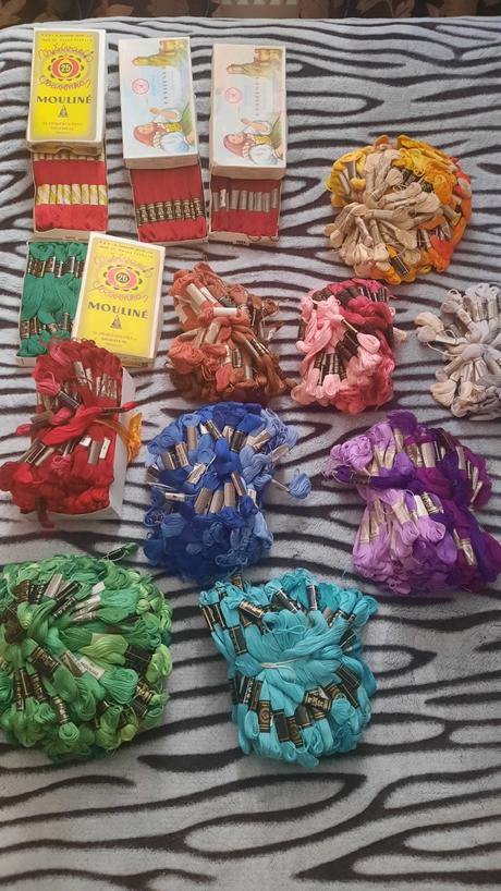 Mulinky rozne farby,