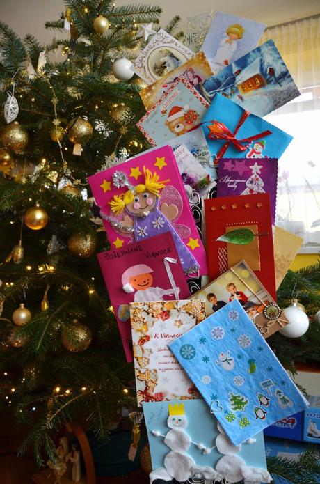 Držiak na vianočné pohľadnice, 