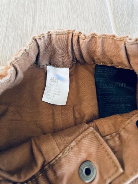 Zateplené nohavice, h&m,92