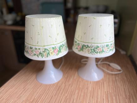 Nocne lampy s kvietkami 2ks,