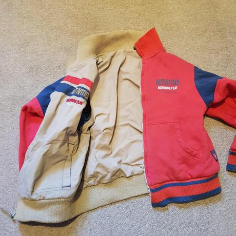 Obojstranná bunda veľ.122-128, 122