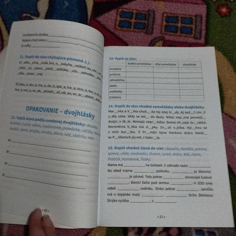 Pracovné zošity na precvičovanie pre 2. ročník,