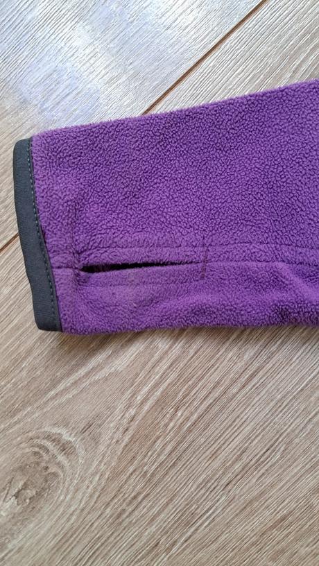 Fialová fleecová mikina, crivit,134